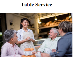Table Service