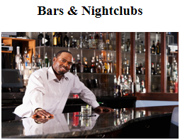 Bars and Night Clubs