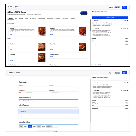 Shift4 Online Ordering Image